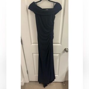 Mac Duggal Navy Gown
